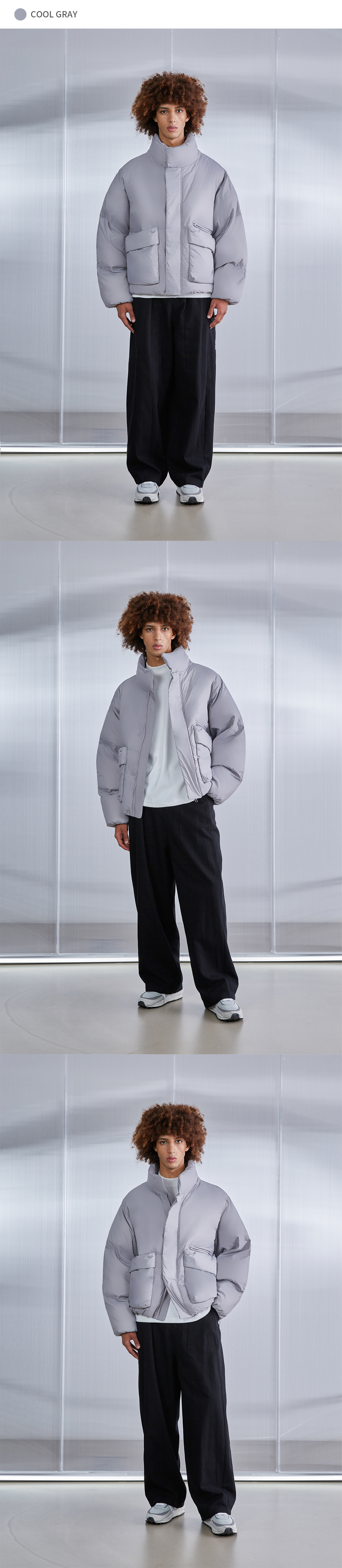MUSINSA公式 | Codegraphy High Neck Rich Pocket Padded
